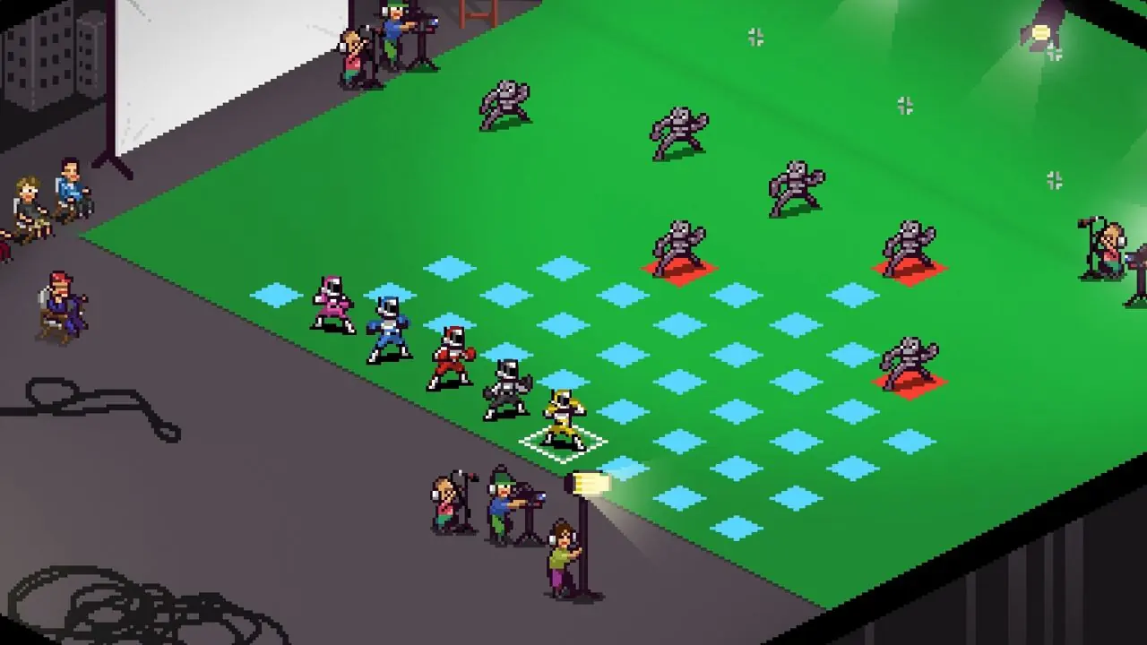Cena do jogo Chroma Squad